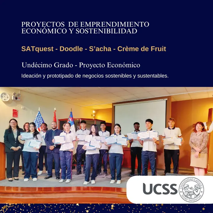 Undécimo grado, proyecto económico: SATquest, Doodle, S'acha y Crème de Fruit